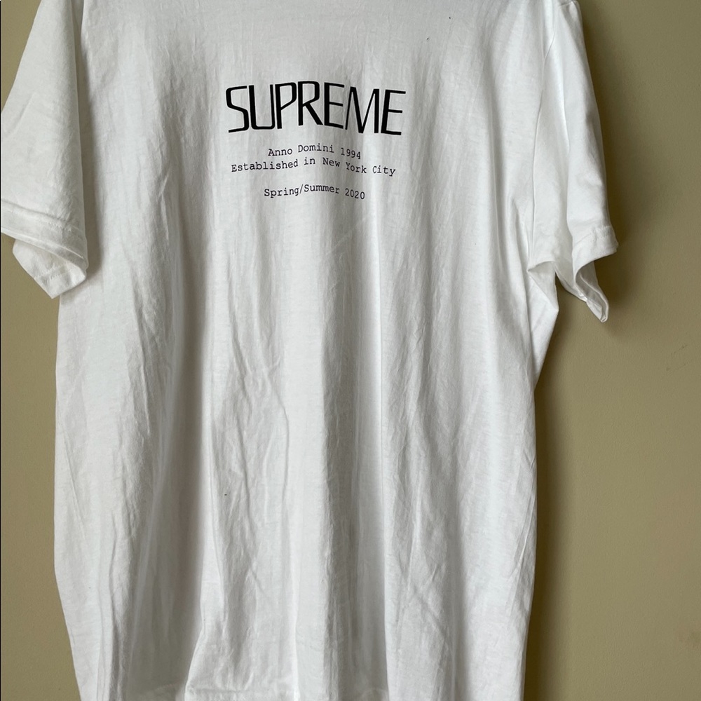 REAL AND AUTHENTIC SUPREME T-SHIRT